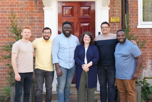 scholars stood outside Tyndale House
